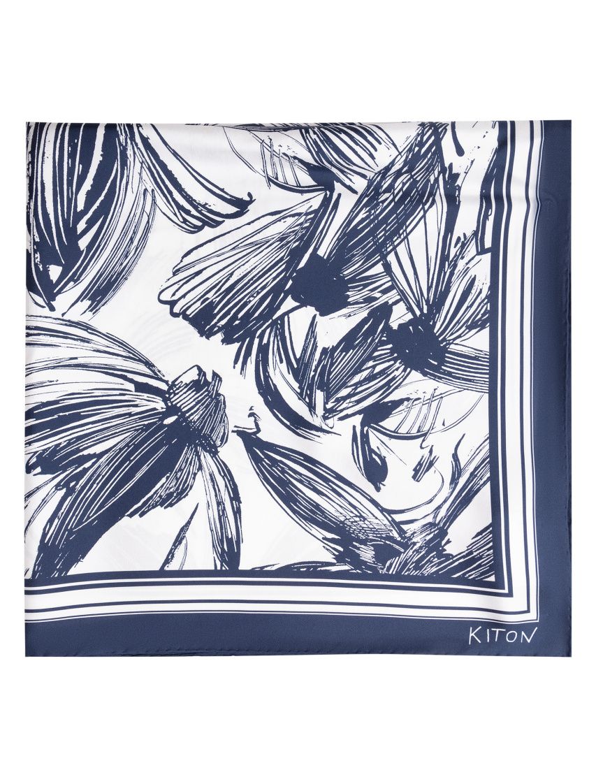 Синий/белый